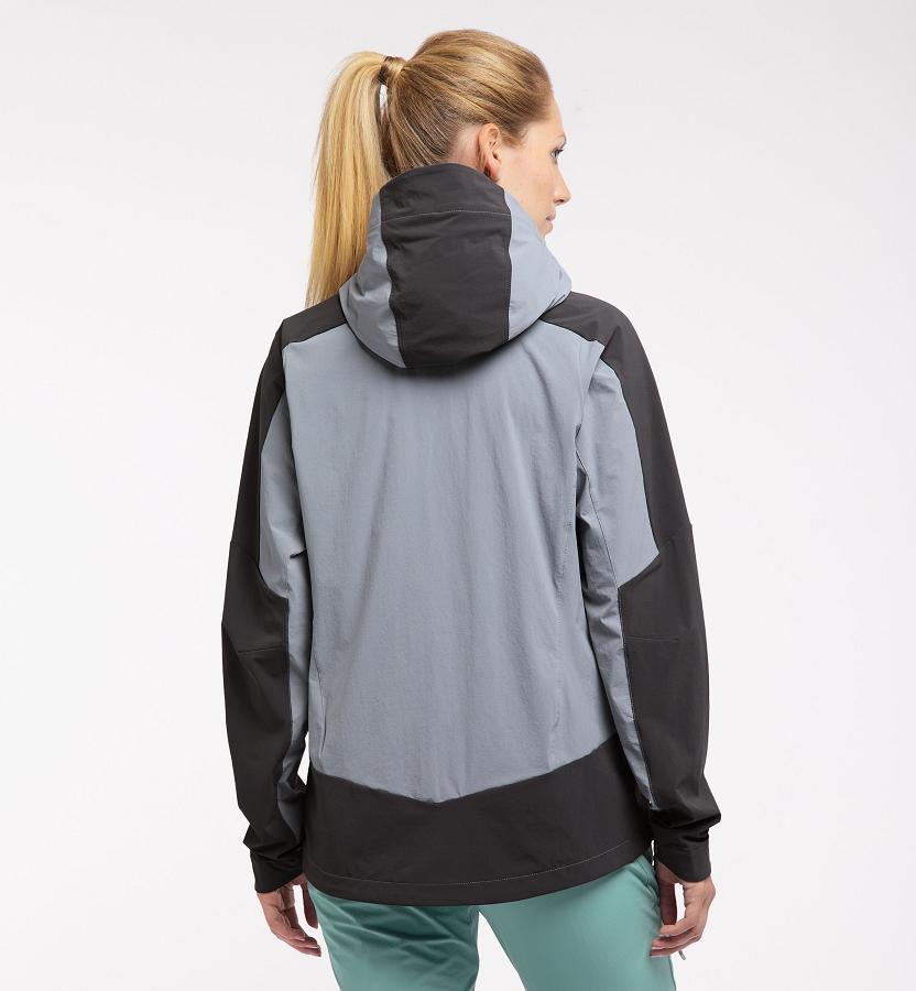 Haglöfs Womens Tegus Softshell Jacket Black New Zealand 15297ZKWQ